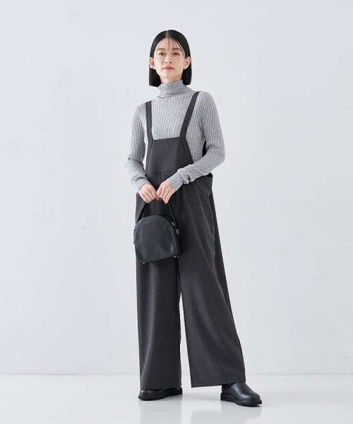 【手洗い可能】【機能素材】2WAYストレッチサロペット 