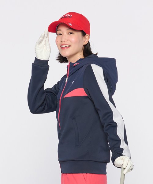 le coq sportif GOLF (ルコックスポルティフ（ゴルフ）)/【池田エライザ着用】【ストレッチフォーサー】スフレダンボールパーカー/img02