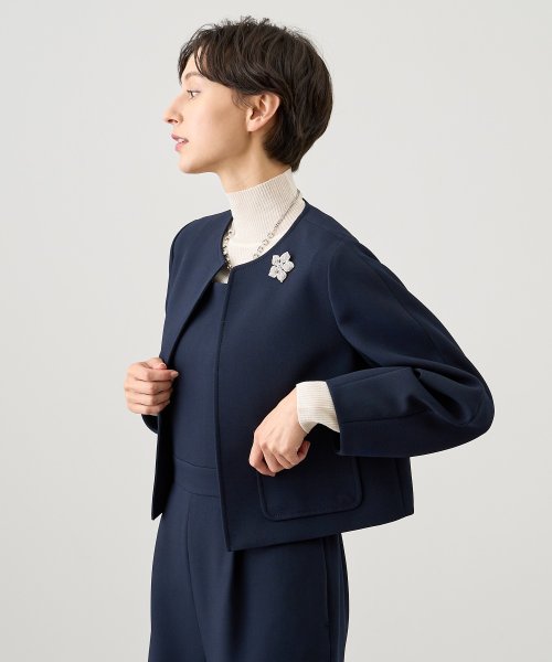 ライトダブルクロスノーカラー ジャケット ライトダブルクロスノーカラー ジャケット U1669648520(12870円)