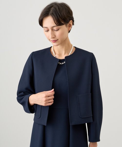 ライトダブルクロスノーカラー ジャケット ライトダブルクロスノーカラー ジャケット U1669648520(12870円)