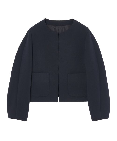 ライトダブルクロスノーカラー ジャケット ライトダブルクロスノーカラー ジャケット U1669648520(12870円)