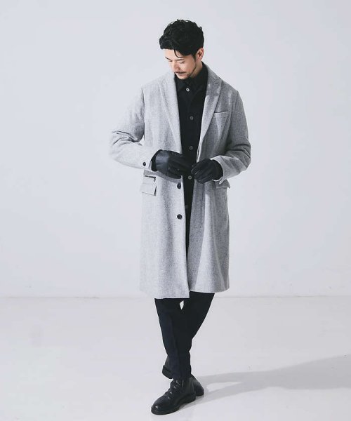 【23A/W】ピークドラペル チェスターコート モデル：H182 B89 W73 H90