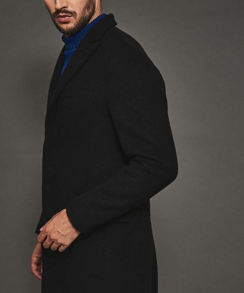 【23A/W】ピークドラペル チェスターコート モデル：H182 B89 W73 H90