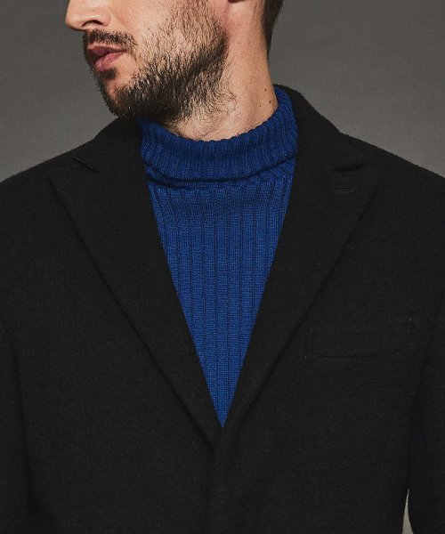 【23A/W】ピークドラペル チェスターコート モデル：H182 B89 W73 H90