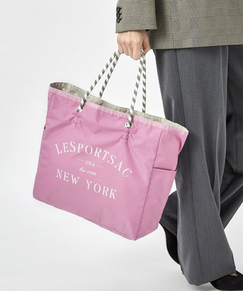 LARGE 2 WAY TOTEバーチ／モーブプレイスメント LARGE WAY