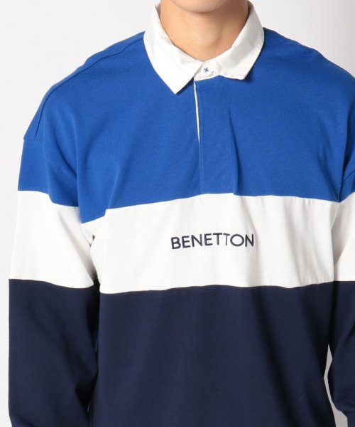 BENETTON (mens)(ベネトン（メンズ）)/カラーブロック長袖ラガーポロシャツ・ユニセックス/img10