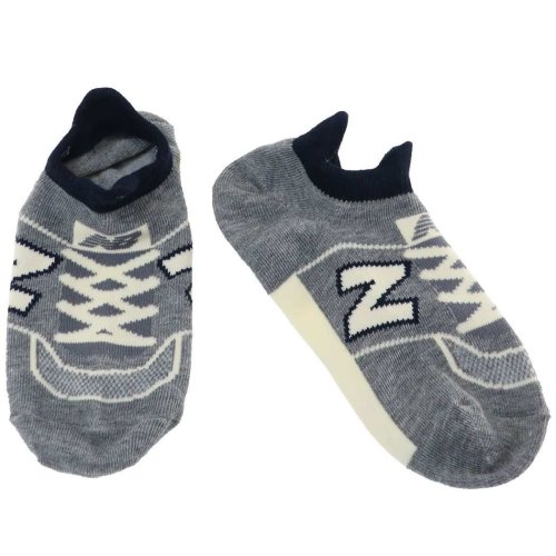 cinemacollection(シネマコレクション)/ニューバランス 女性用靴下 レディーススニーカーソックス S グレイ new balance シン NB エヌビー/img01