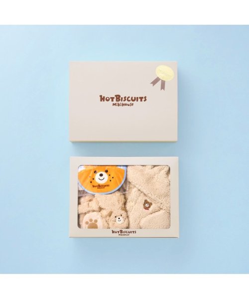 MIKI HOUSE HOT BISCUITS(ミキハウスホットビスケッツ)/シープボアマント＆ロングブーティ＆スタイセット【BOX付き】/img02