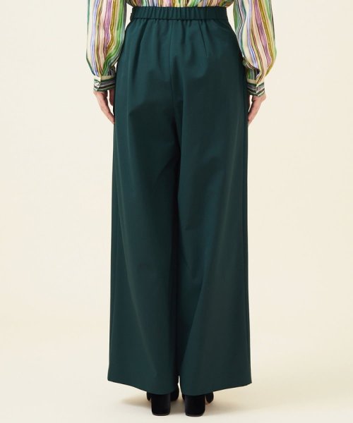 ストレッチウールタックパンツ 