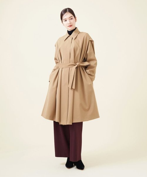 ストレッチウールタックパンツ 