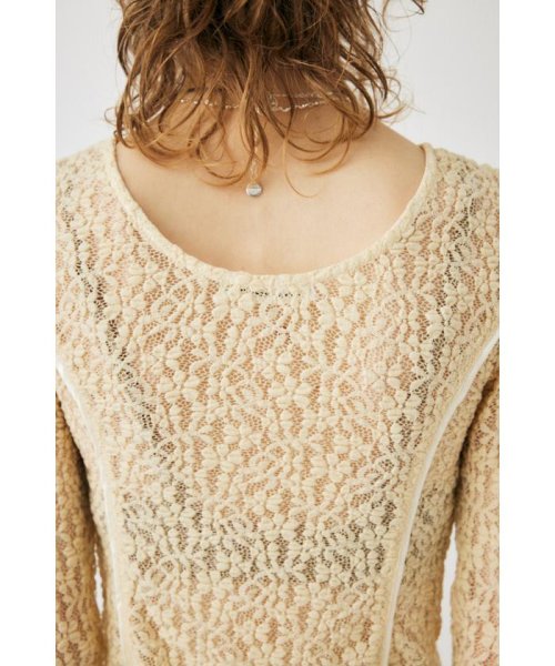moussy(マウジー)/BACK OPEN LACE CUT トップス/img05