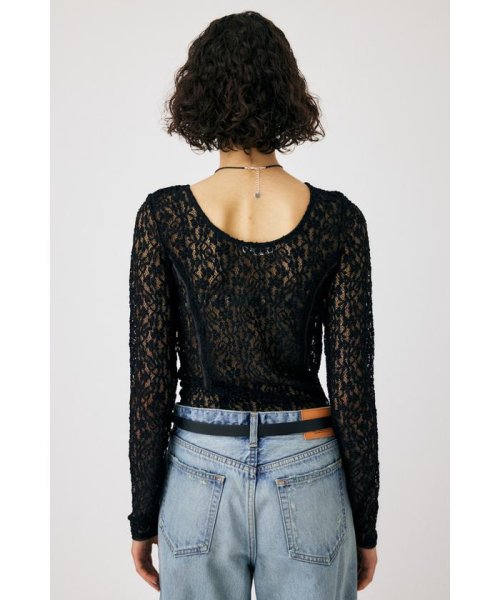 moussy(マウジー)/BACK OPEN LACE CUT トップス/img10
