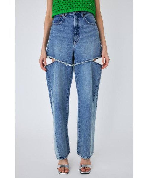 CUT OUT WIDE STRAIGHT(505572485) | マウジー(moussy) - MAGASEEK