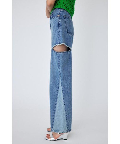 CUT OUT WIDE STRAIGHT(505572485) | マウジー(moussy) - MAGASEEK