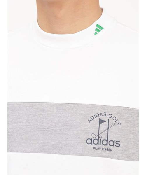 adidas(adidas)/PLAY GREEN チェストストライプ半袖モックネックシャツ/img05