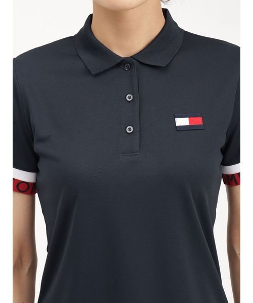 TOMMY HILFIGER GOLF(トミーヒルフィガーゴルフ)/トミー ヒルフィガー ゴルフ レディース ワイドカフス ワンポイントポロシャツ/img05