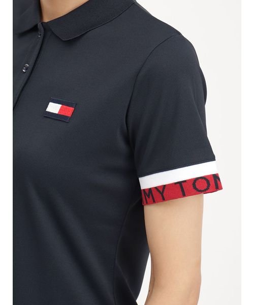 TOMMY HILFIGER GOLF(トミーヒルフィガーゴルフ)/トミー ヒルフィガー ゴルフ レディース ワイドカフス ワンポイントポロシャツ/img06