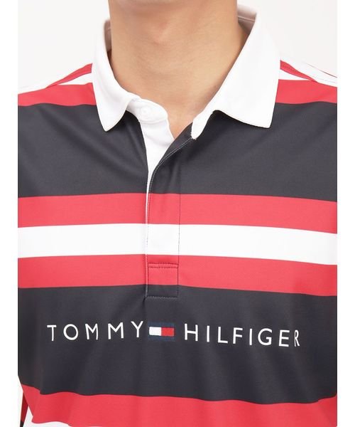TOMMY HILFIGER GOLF(トミーヒルフィガーゴルフ)/トミー ヒルフィガー ゴルフ メンズ ストライプ ラガーシャツ/img05