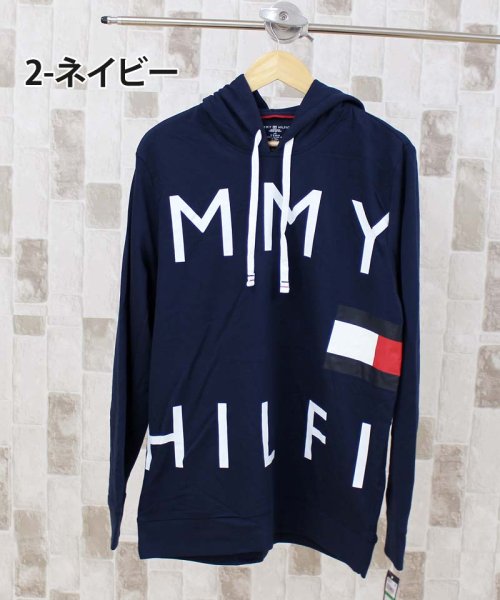 TopIsm(トップイズム)/TOMMY HILFIGER トミー ヒルフィガー ビッグロゴ スウェットパーカー フーディ プルオーバー パーカー メンズ トップス 長袖/img07