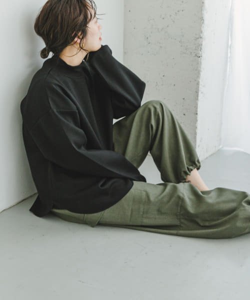 ITEMS URBANRESEARCH(アイテムズ アーバンリサーチ（レディース）)/『一部WEB限定カラー』ライトダンボールハイネックトップス/img27