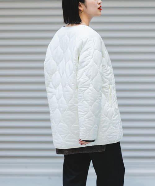 ITEMS URBANRESEARCH(アイテムズ アーバンリサーチ（レディース）)/中綿キルティングミドルジャケット/img04