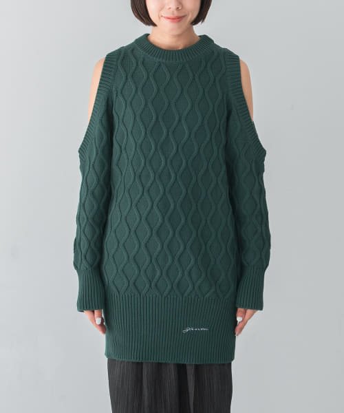 URBAN RESEARCH(アーバンリサーチ)/GANNI　Cable Open Shoulder Knit/img06