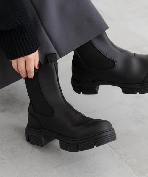 GANNI　Recycled Rubber City Boot 予めご了承ください