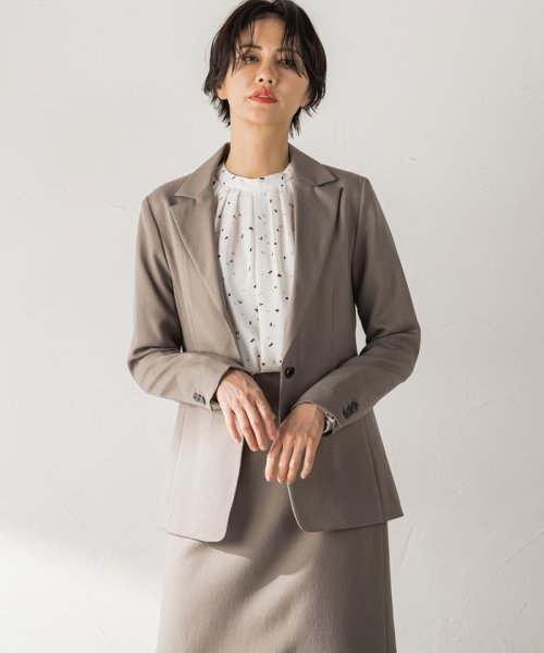 セール】ツムギートストレッチジャケット≪セットアップ/洗える  