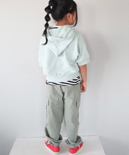 SHOO・LA・RUE(Kids) (シューラルーキッズ)/【110－140cm】綿ナイロン10分丈カーゴパンツ/img13