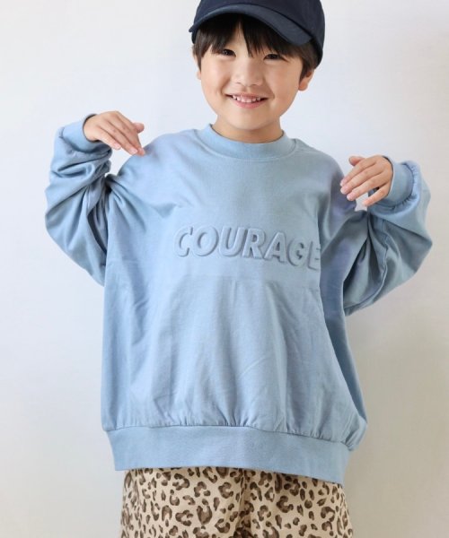 SHOO・LA・RUE(Kids) (シューラルーキッズ)/【110－140cm】エンボスロゴオーバーサイズロンT/img12