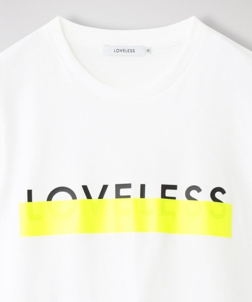 LOVELESS　WOMEN(ラブレス　ウィメンズ)/カラーラインロゴTシャツ/img02
