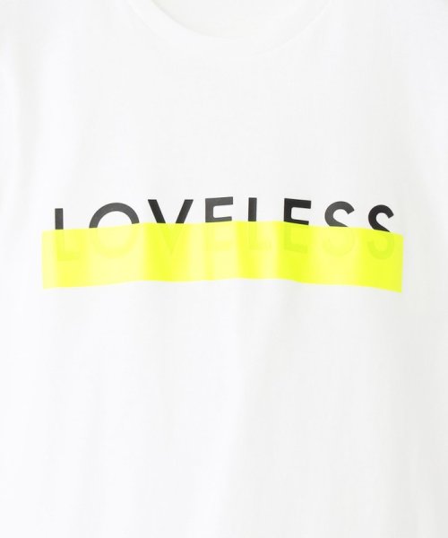 LOVELESS　WOMEN(ラブレス　ウィメンズ)/カラーラインロゴTシャツ/img05