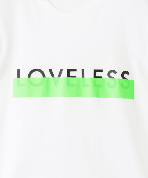 LOVELESS　WOMEN(ラブレス　ウィメンズ)/【WEB限定】カラーラインロゴTシャツ/img05