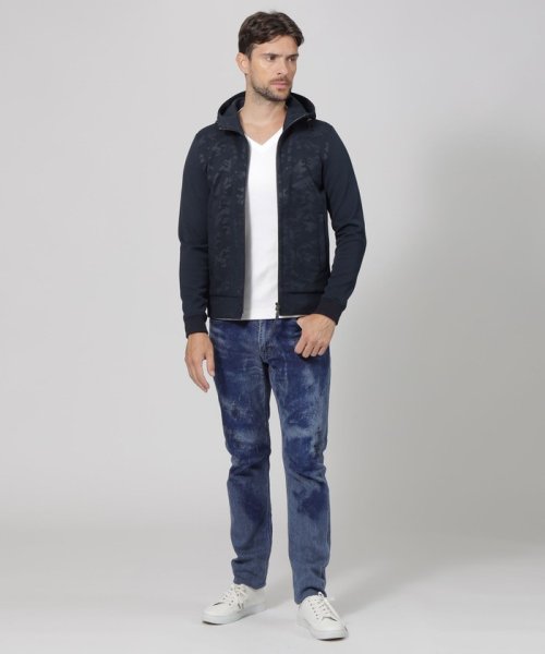 【Safari Lounge別注】ダンボールカモフラエンボスパーカ Safari