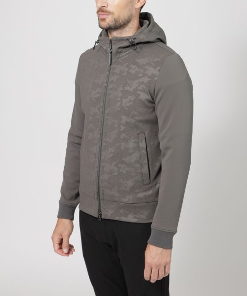 【Safari Lounge別注】ダンボールカモフラエンボスパーカ Safari