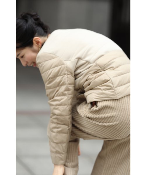 見えても上品 オシャレインナーダウン 商品説明【FRENCH PAVE】「見えても上品 オシャレインナーダウン」■見えても上 U1442808531(11000円)