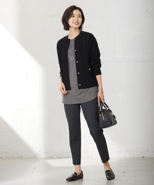 J.PRESS LADIES（LARGE SIZE）(J．プレス　レディス（大きいサイズ）)/【洗える】VIS/PE ROME ニット カーディガン/img04