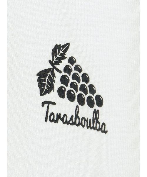 TARAS BOULBA(タラスブルバ)/レディース ヘビーコットンプリントTシャツ（ワイン）/img10