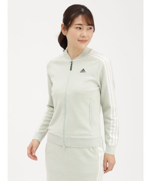 Adidas(アディダス)/スリーストライプス 防風 長袖ライニングフルジップセーター/img02