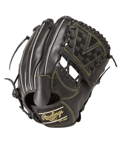 Rawlings(ローリングス)/【左投用】軟式 HYPER TECH R9 PAISLEY（ハイパーテックアールナインペイズリー）N64－ブラック/img01