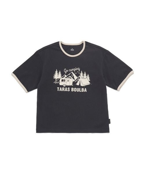 TARAS BOULBA(タラスブルバ)/レディース ヘビーコットン プリントＴシャツ（キャンプ）/img01