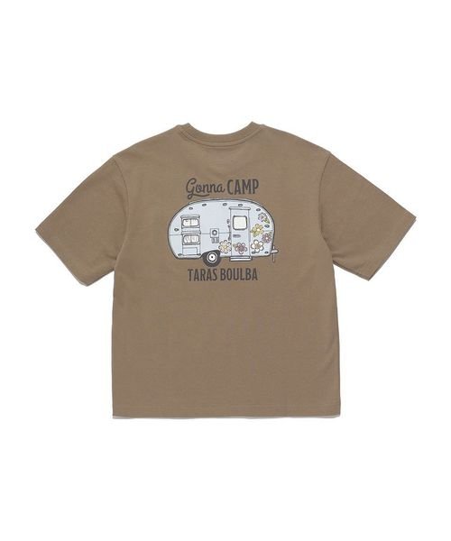 TARAS BOULBA(タラスブルバ)/レディース ヘビーコットン プリントＴシャツ（キャンピングカー）/img01