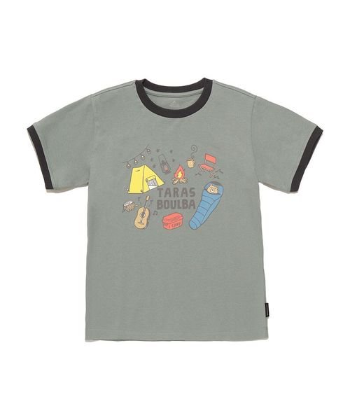 TARAS BOULBA(タラスブルバ)/ジュニア ヘビーコットン プリントTシャツ（キャンプクマ）/img01