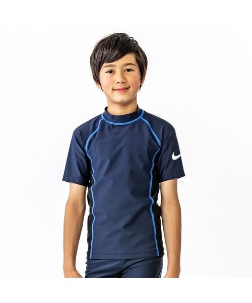 NIKE(NIKE)/ナイキSS23BOYSショートスリーブUVラッシュガード/img01