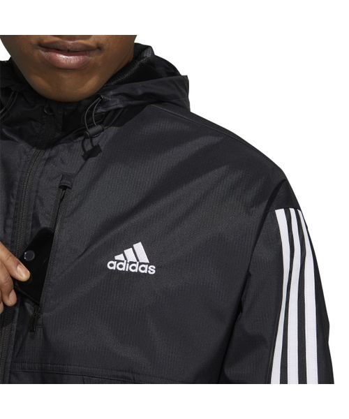 adidas(adidas)/3－Stripes Loose Fit Hooded Woven Jacket (Gender Free)/img07