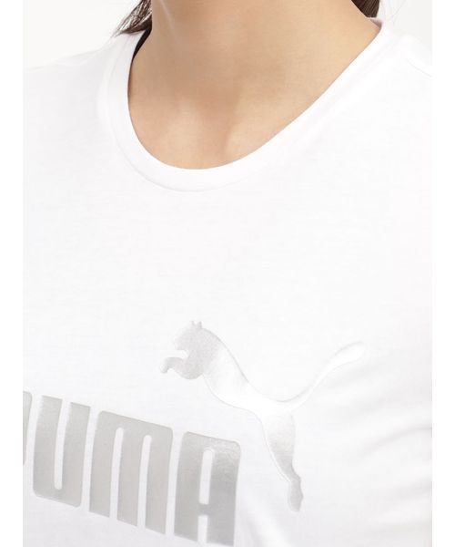 PUMA(PUMA)/ESS+ METALLIC LOGO Tシャツ/img05