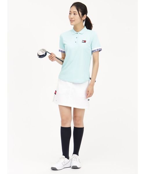 TOMMY HILFIGER GOLF(トミーヒルフィガーゴルフ)/トミー ヒルフィガー ゴルフ レディース ワイドカフス ワンポイントポロシャツ/img09