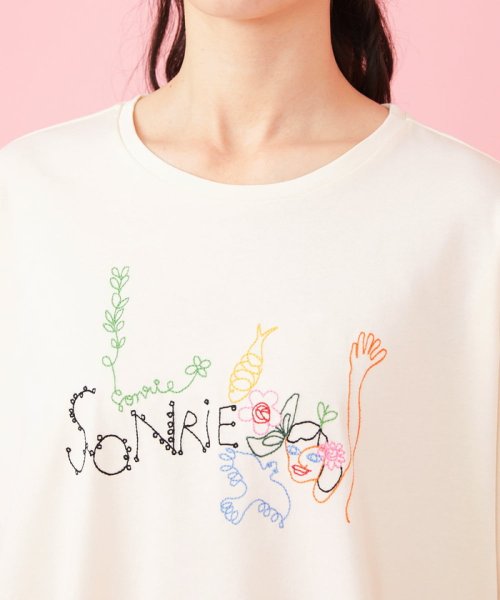 Jocomomola(ホコモモラ)/Aniversario アーカイブ刺繍Tシャツ/img03