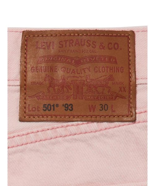 Levi's(リーバイス)/501(R) '93 カットオフショーパンツ ピンク STONEWASH/img12
