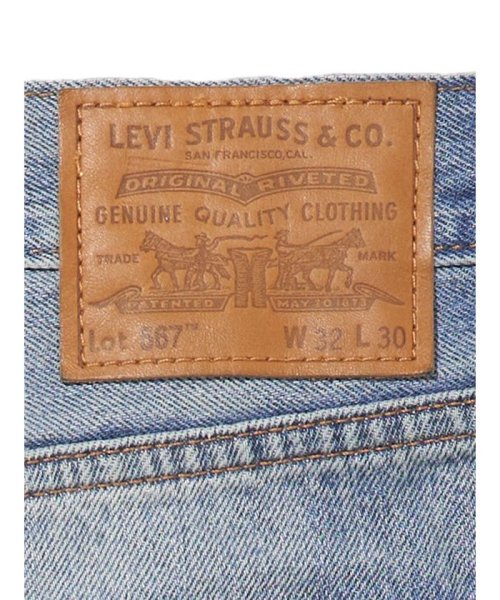 Levi's(リーバイス)/567（TM） STAY LOOSE フレア ミディアムインディゴ STONEWASH/img12